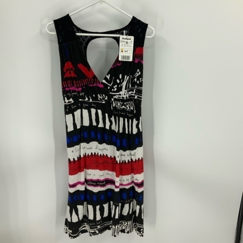 Desigual graphic print Dress
New with tag L